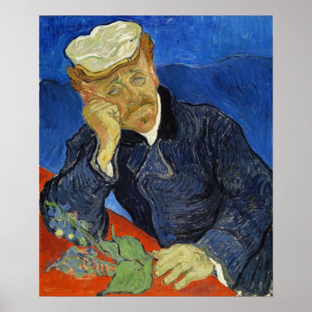 Van Gogh - Dr Paul Gachet Poster (Framsidan)