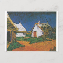 Van_Gogh_-_Drei_weiße_Hütten_in_Saintes-Maries Vykort