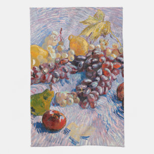 Van Gogh - Druvor, citroner, päron och äpplen, K Kökshandduk