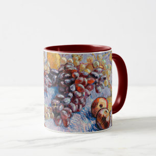 Van Gogh - Druvor, citroner, päron och äpplen. Mugg