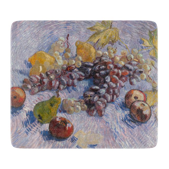 Van Gogh Druvor och Äpplen Stilleben Konsttryck (Framsidan)