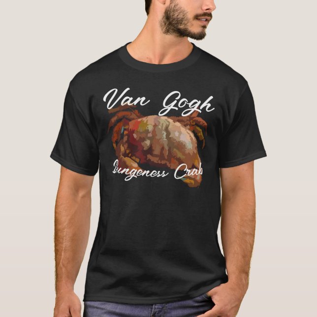 Van Gogh Dungeness Krabba 2032 2033 2034 2035 T Shirt (Framsida)