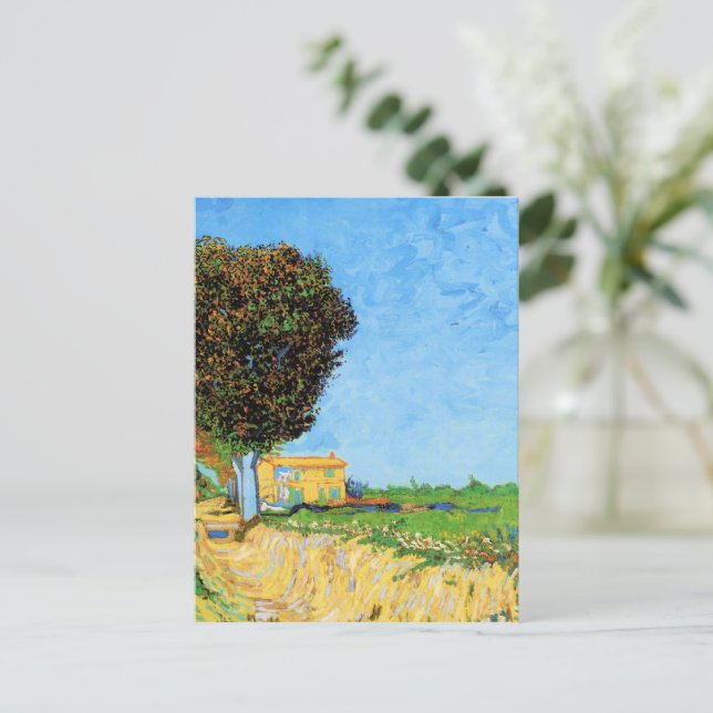 Van Gogh - En allé nära Arles, Vykort (Stående Fram)