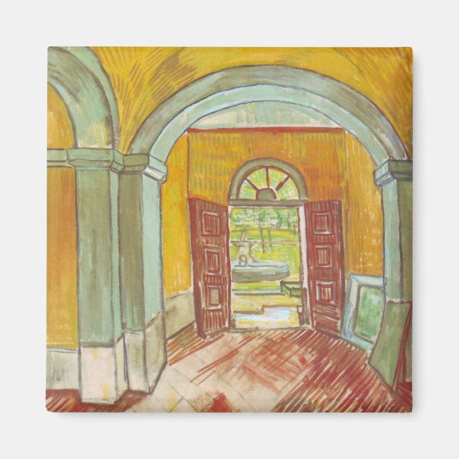 Van Gogh Entrance Hall of Saint Paul Hospital Magnet (Framsidan)