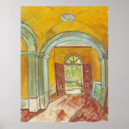 Van Gogh Entrance Hall of Saint Paul Hospital Poster