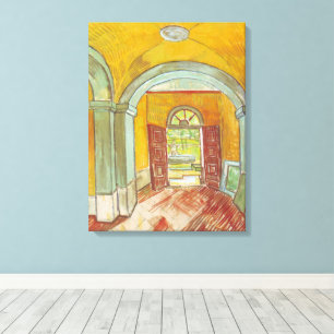 Van Gogh Entréhallen på Saint Paul Hospital Canvastryck