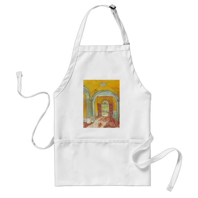 Van Gogh Entréhallen på Saint Paul Hospital Förkläde (Framsidan)