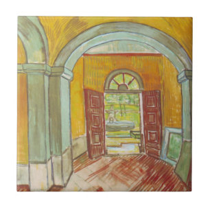 Van Gogh Entréhallen på Saint Paul Hospital Kakelplatta