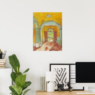 Van Gogh Entréhallen på Saint Paul Hospital Poster