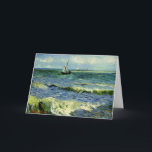 Van Gogh - Ett fiskefartyg till havs Kort<br><div class="desc">Vincent van Goghs berömd målning,  ett fiskebåtar till havs.</div>