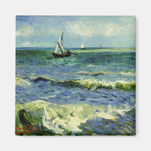 Van Gogh - Ett fiskefartyg till havs Magnet