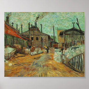 Van Gogh - fabriken på Asnieres Poster