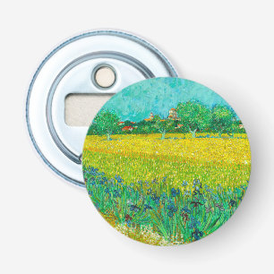 Van Gogh Fält med Iris nära Arles Flasköppnare