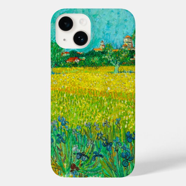 Van Gogh Fält med Irises Near Arles (Baksida)