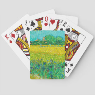 Van Gogh Fält med Irises Near Arles Casinokort