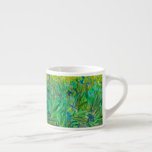 Van Gogh Fält med Irises Near Arles Espressomugg