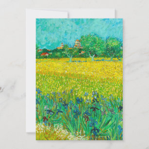 Van Gogh Fält med Irises Near Arles Meddelande