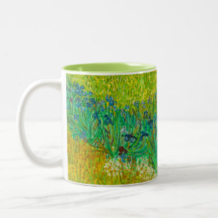 Van Gogh Fält med Irises Near Arles Två-Tonad Mugg