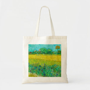 Van Gogh Fält med Irises Near Arles Tygkasse