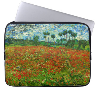Van Gogh Fält med poppies (F636) Fine Art Laptop Fodral