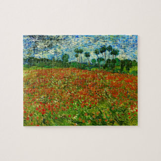 Van Gogh Fält med poppies (F636) Fine Art Pussel