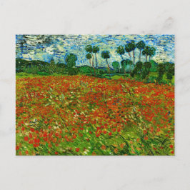 Van Gogh Fält med poppies (F636) Fine Art Vykort