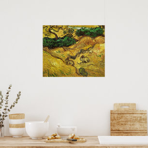 Van Gogh - Fält med två kaniner Poster