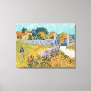 Van Gogh Farmhouse i Provence Gallery Wrapped Art Canvastryck