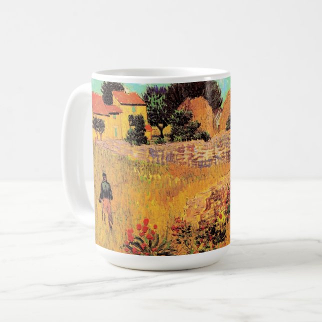 Van Gogh - Farmhouse in Provence, Kaffemugg (Framsida vänster)