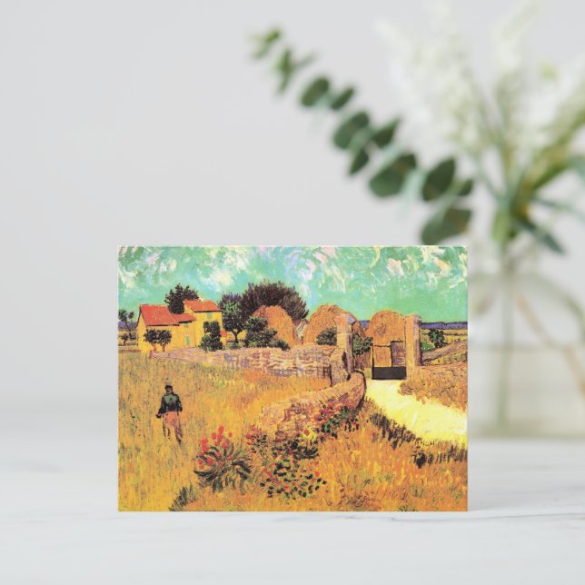 Van Gogh - Farmhouse in Provence, Vykort (Stående Fram)