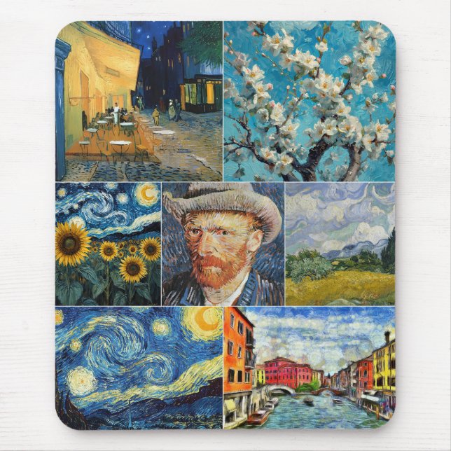 Van Gogh Fine Art Collage Musmatta (Framsidan)