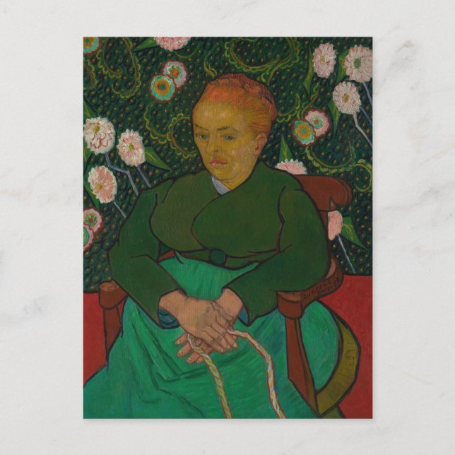 Van Gogh Fine Art Postcard, Emerald Grönt Vykort (Framsida)