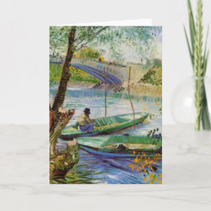 Van Gogh Fishing in Vår, Pont de Clichy Kort