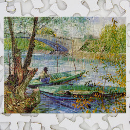 Van Gogh Fishing in Vår, Pont de Clichy Pussel