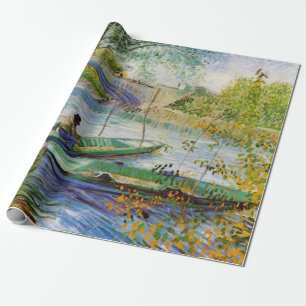 Van Gogh fiskar på våren, Pont de Clichy Presentpapper