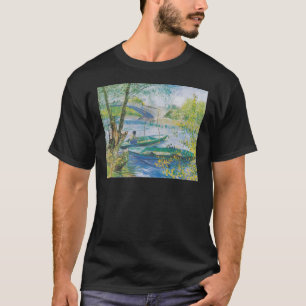 Van Gogh Fiskare och båtar vid Pont de Clichy Tröja