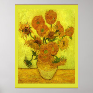 Van Gogh - Fjorton blommor, Poster