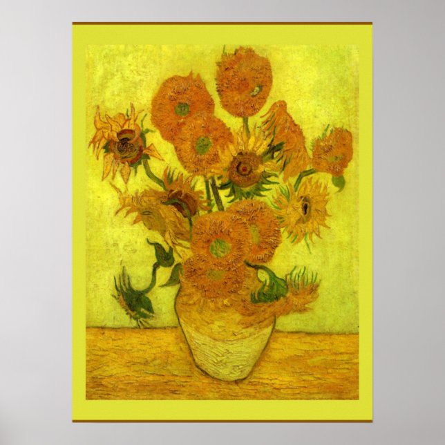 Van Gogh - Fjorton blommor, Poster (Framsidan)