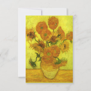 Van Gogh - Fjorton blommor, Tack Kort