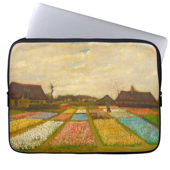 Van Gogh Flower Beds i Nederländerna Laptop Fodral (Framsidan)
