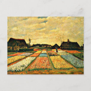 Van Gogh - Flower Beds i Nederländerna Vykort