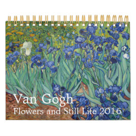 Van Gogh Flowers & Hello Life 2016 Small Kalender
