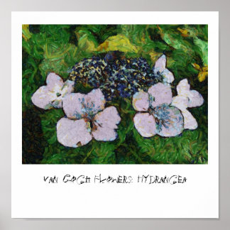 Van Gogh Flowers: Hydrangea Poster