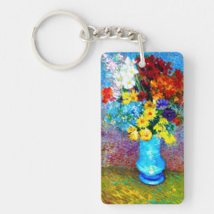 Van Gogh Flowers i Blå Vas