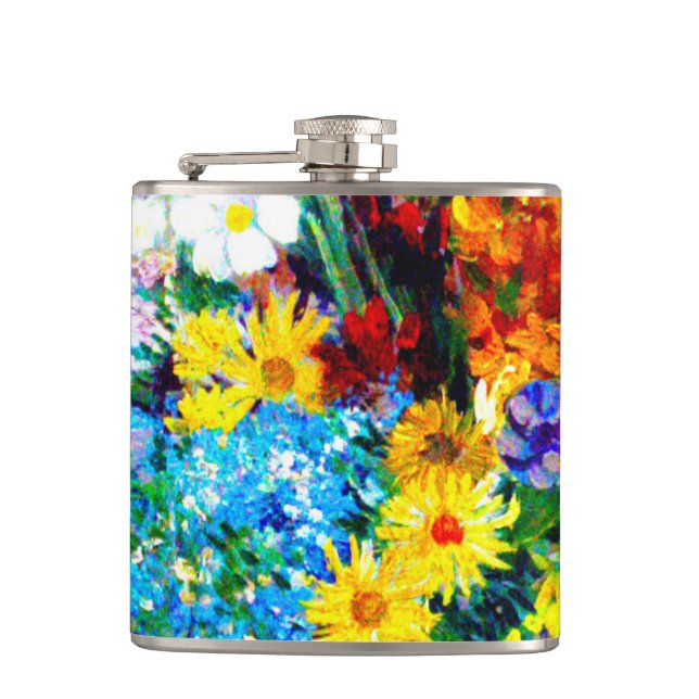 Van Gogh Flowers i Blå Vas Fickplunta (Framsidan)