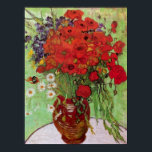 Van Gogh - Fortfarande Röda poppies och Daisy Poster<br><div class="desc">Livet Red Poppies och Daisy av Van Gogh. Underbar målning med titeln Ändå Life Red Poppies och Daisy,  gjord av Van Gogh.</div>