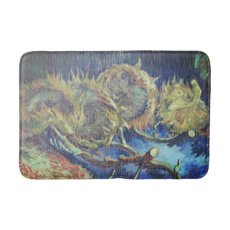 Van Gogh Four Withered Sunflowers Badrumsmatt Badrumsmatta