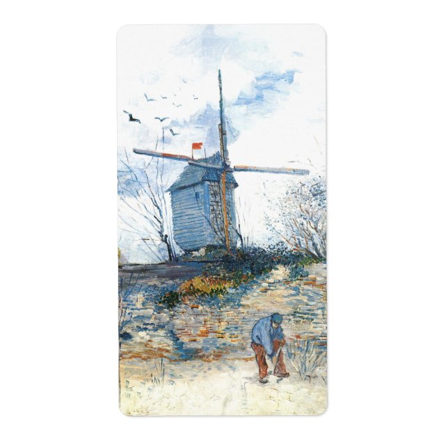 Van Gogh: Galette Mill Fraktsedel (Framsidan)