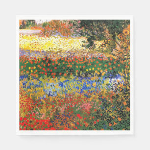 Van Gogh - Garden at Arles (även känt som Blommar Pappersservett