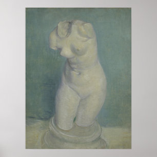 Van Gogh Gips Torso - Klassisk statyett konst Poster
